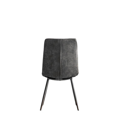 Gallery Interiors Darwin Grey Chair (2pk)