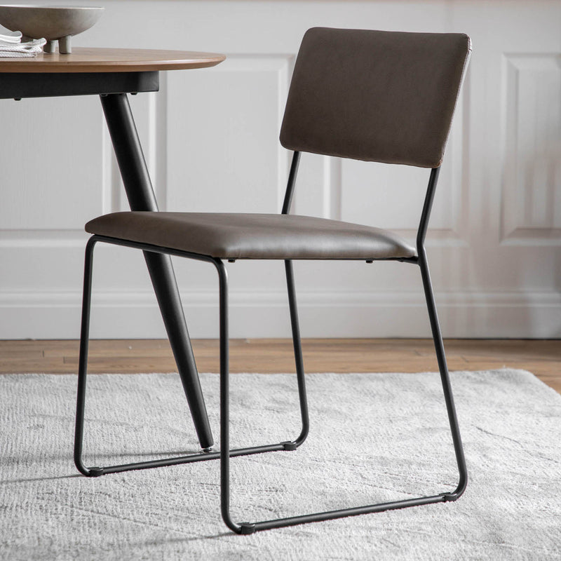 Gallery Interiors Chalkwell Dining Chair Oatmeal (2pk)