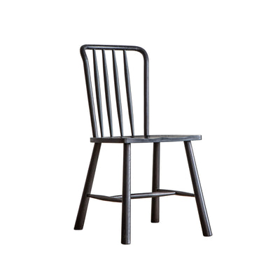 Gallery Interiors Wycombe Dining Chair Black (2pk)