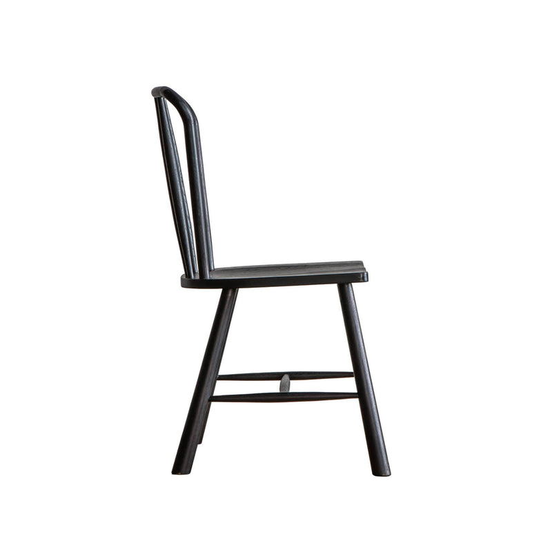 Gallery Interiors Wycombe Dining Chair Black (2pk)