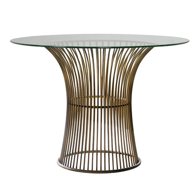 Gallery Interiors Zepplin Dining Table Bronze