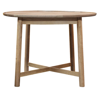 Gallery Interiors Kingham Round Dining Table Oak