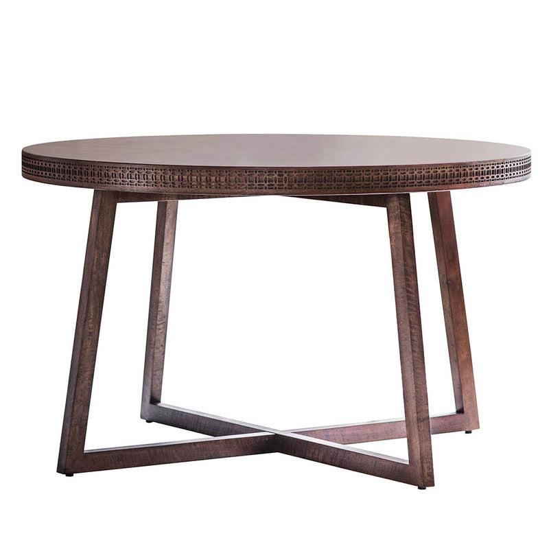 Gallery Interiors Boho Retreat Round Dining Table