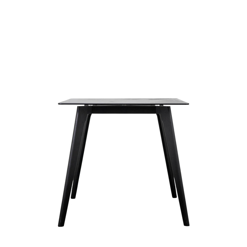 Gallery Interiors Blair Rectangle Dining Table Black