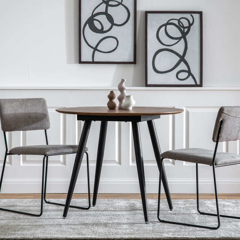 Gallery Interiors Astley Round Dining Table Oak