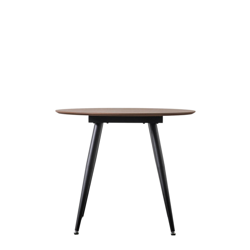 Gallery Interiors Astley Round Dining Table Walnut
