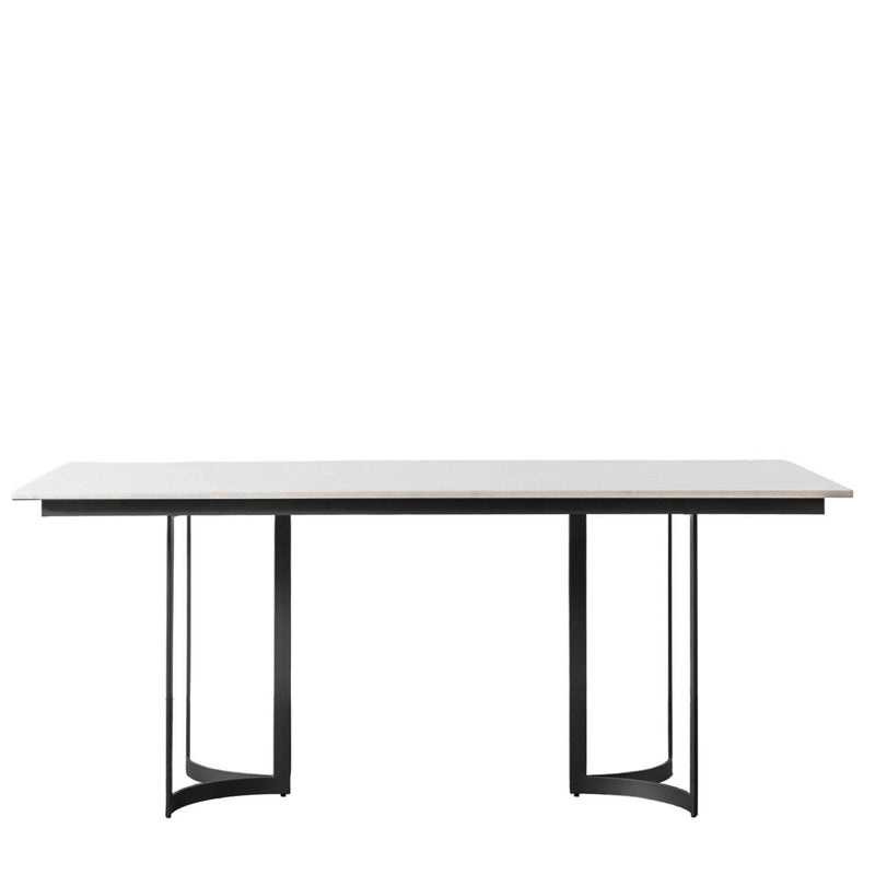 Gallery Interiors Everton Dining Table Black