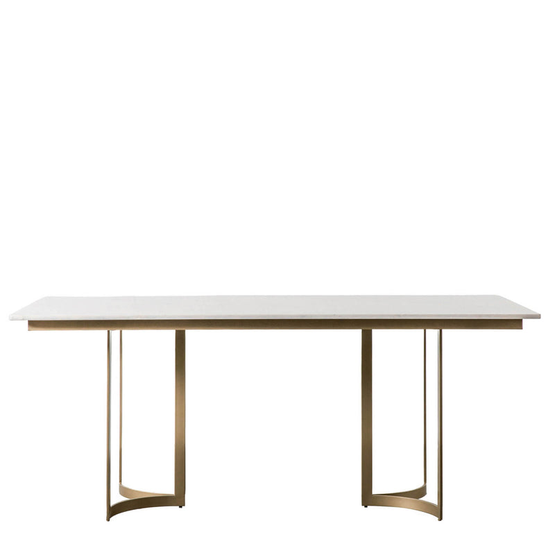 Gallery Interiors Everton Dining Table Gold