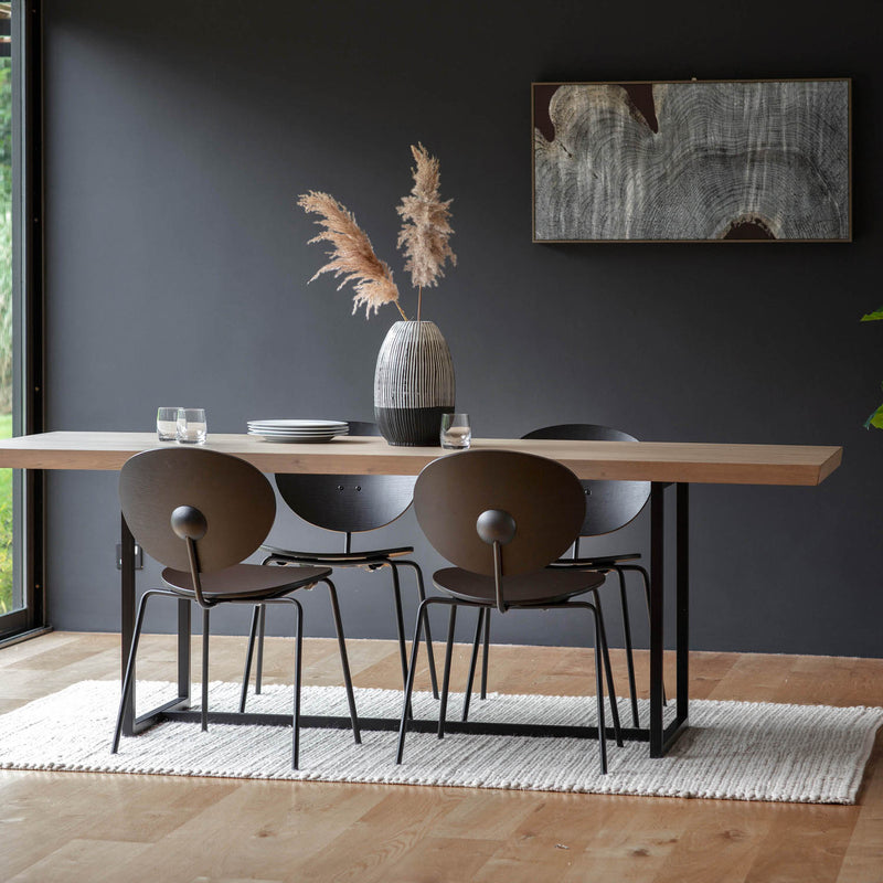 Gallery Interiors Forden Dining Table Grey