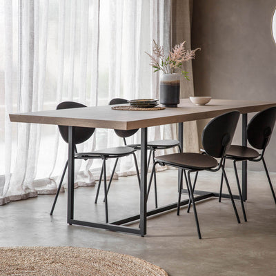 Gallery Interiors Forden Dining Table Grey