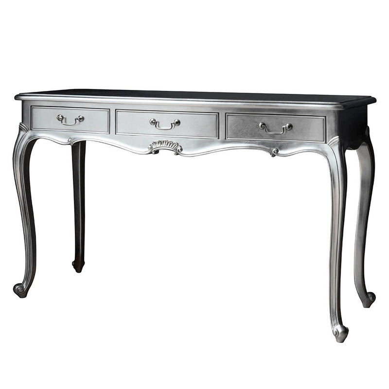 Gallery Interiors Chic Dressing Table Silver