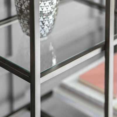 Gallery Interiors Rothbury Display Unit Silver