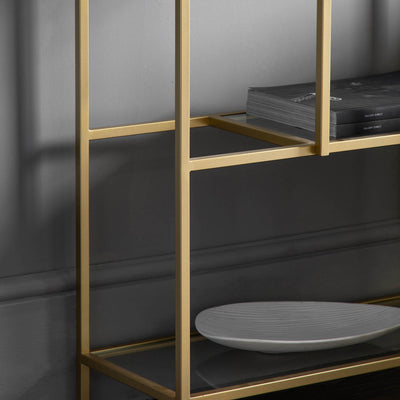 Gallery Interiors Rothbury Display Unit Champagne
