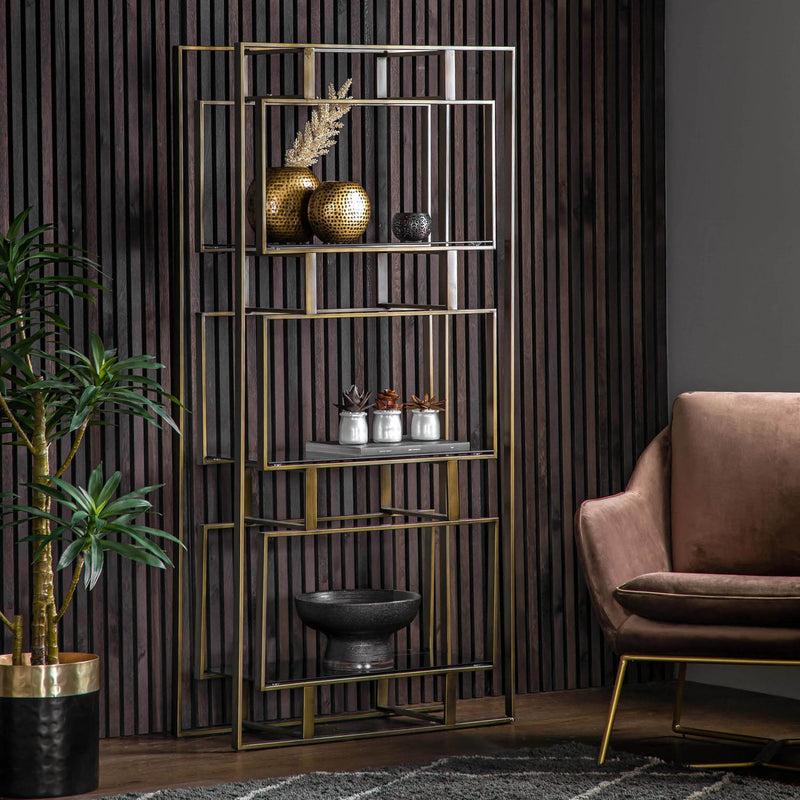 Gallery Interiors Thornton Open Display Bronze