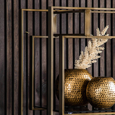 Gallery Interiors Thornton Open Display Bronze