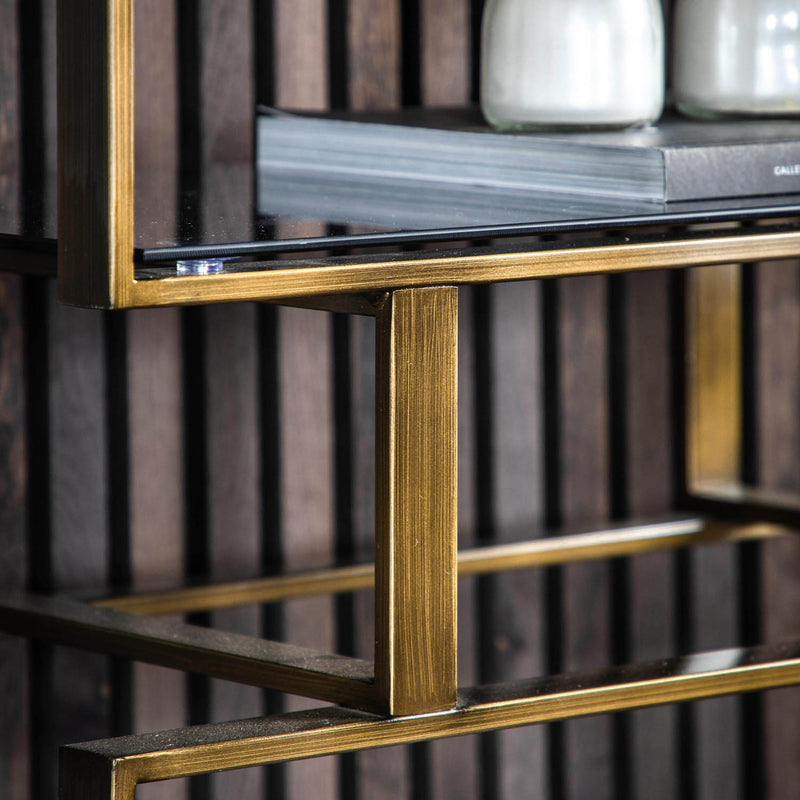 Gallery Interiors Thornton Open Display Bronze