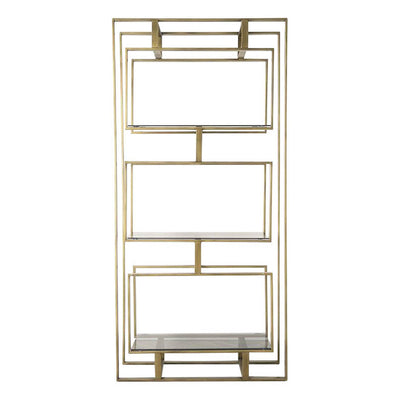 Gallery Interiors Thornton Open Display Bronze
