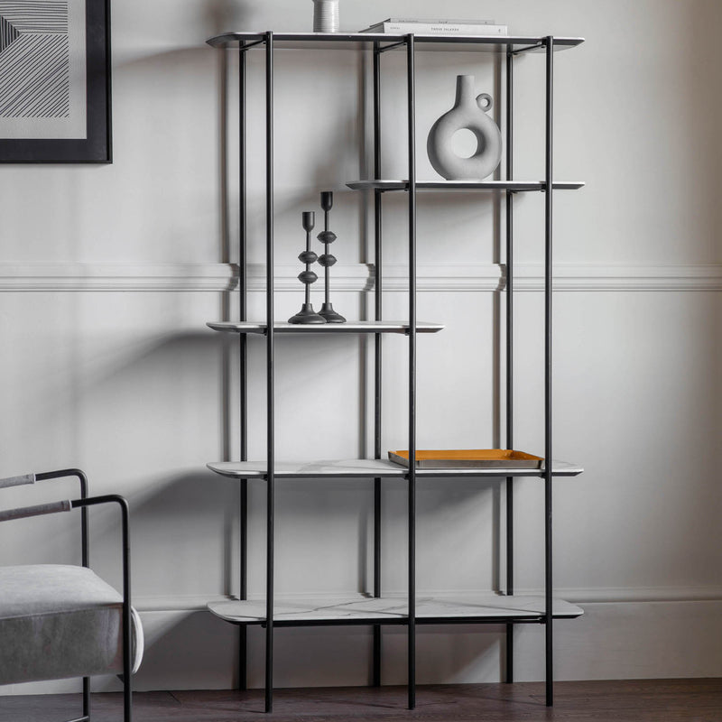 Gallery Interiors Ludworth Open Display Unit White