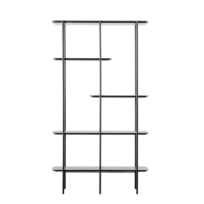 Gallery Interiors Ludworth Open Display Unit Black