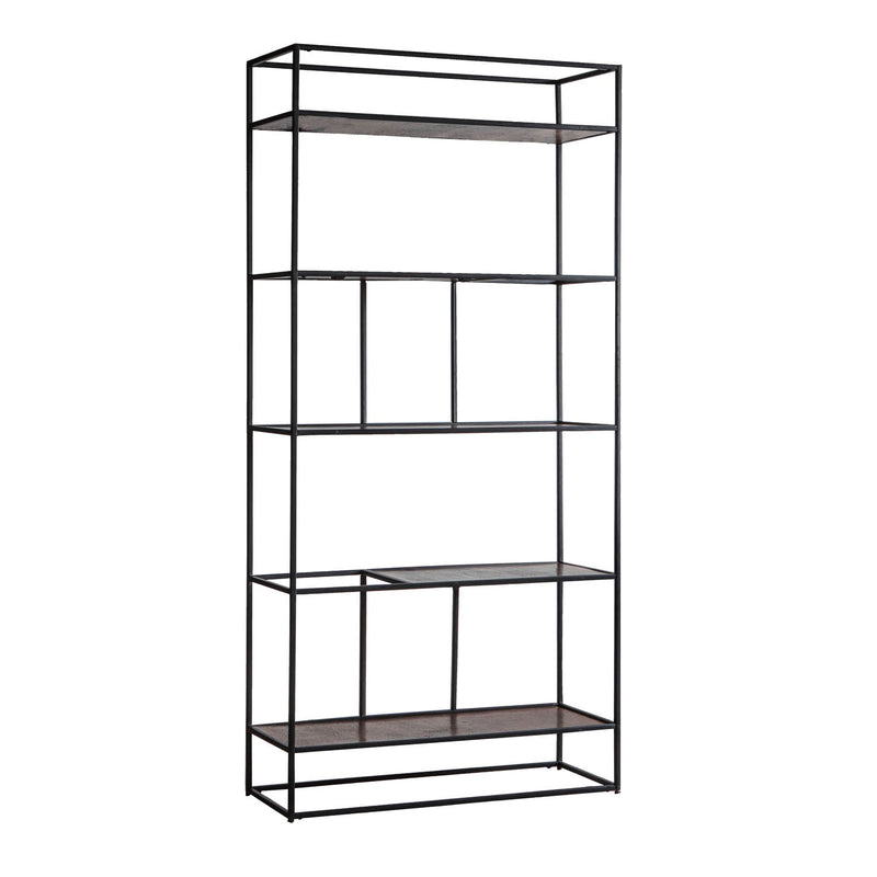 Gallery Interiors Hadston Display Unit Antique Copper