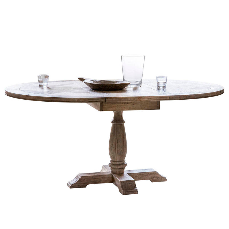 Gallery Interiors Mustique Round Extending Dining Table