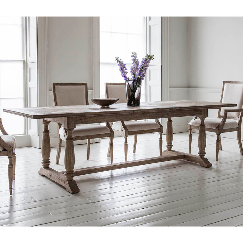 Gallery Interiors Mustique Rectangle Extending Dining Table