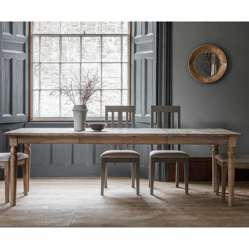 Gallery Interiors Cookham Extending Dining Table Oak