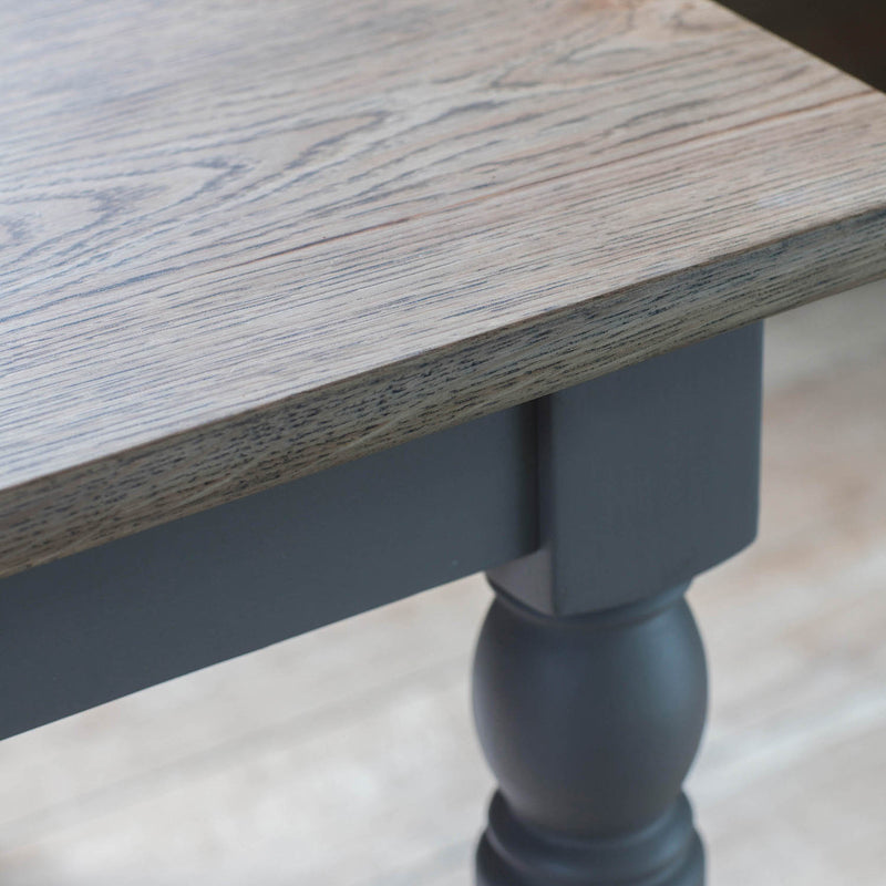 Gallery Interiors Cookham Extending Dining Table Grey