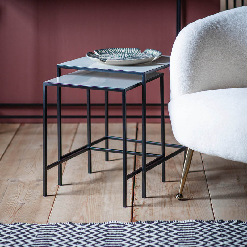 Gallery Interiors Mellieha Nest of 2 Tables