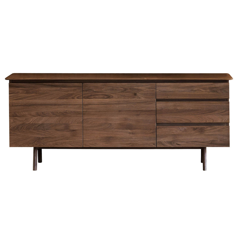 Gallery Interiors Madrid 2 Door 3 Drawer Sideboard Walnut