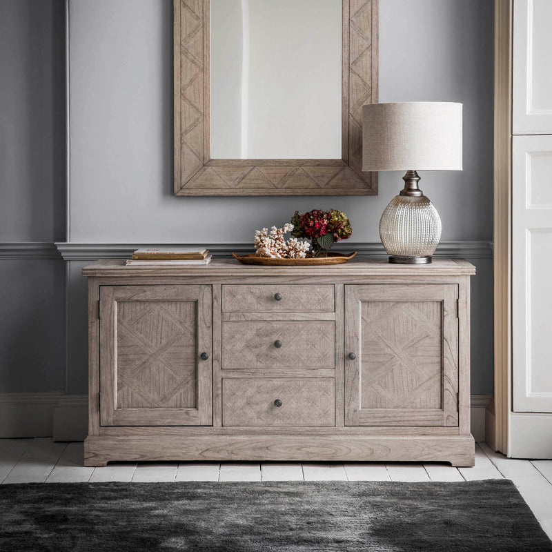 Gallery Interiors Mustique 2 Door 3 Drawer Sideboard