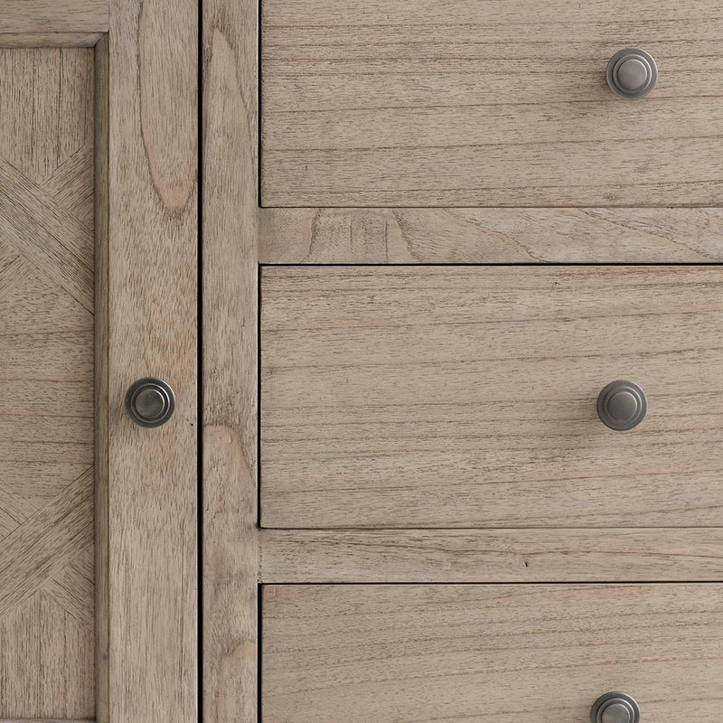 Gallery Interiors Mustique 2 Door 3 Drawer Sideboard