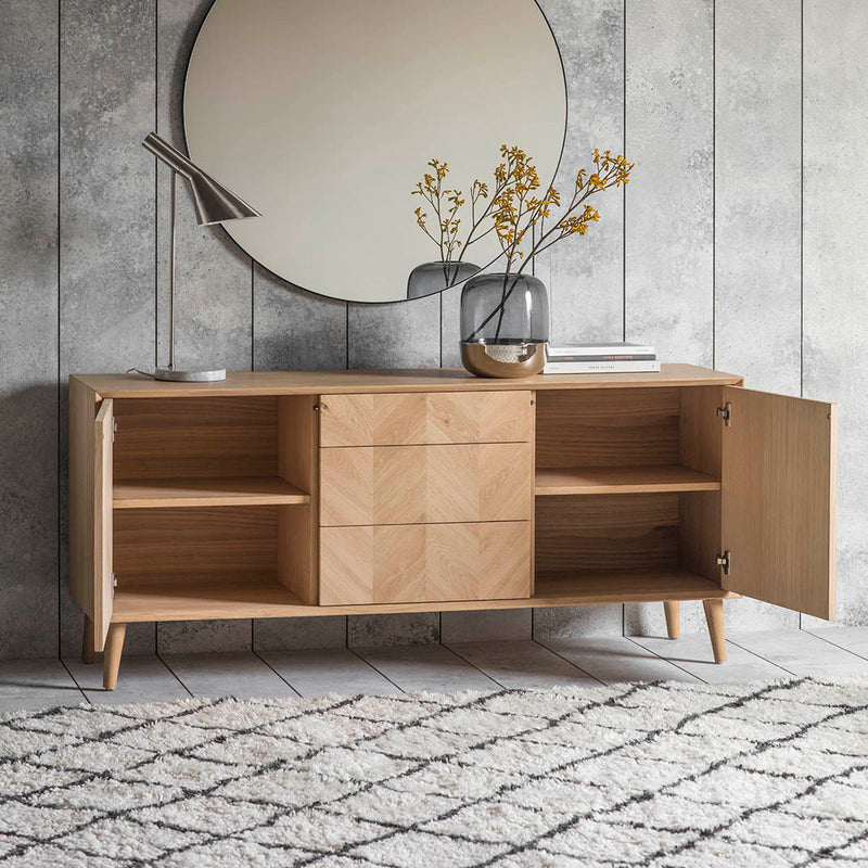Gallery Interiors Milano 2Dr/3Drwr Sideboard