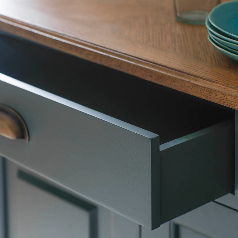 Gallery Interiors Bronte 3 Door 2 Drawer Sideboard Storm