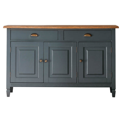 Gallery Interiors Bronte 3 Door 2 Drawer Sideboard Storm