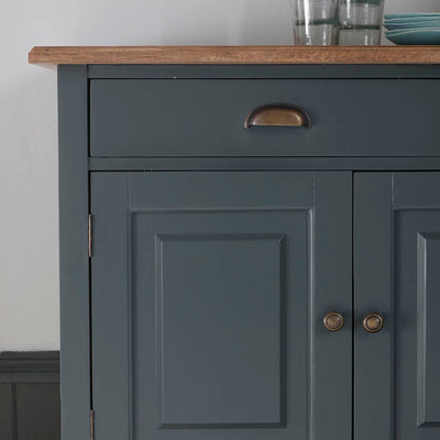 Gallery Interiors Bronte 3 Door 2 Drawer Sideboard Storm