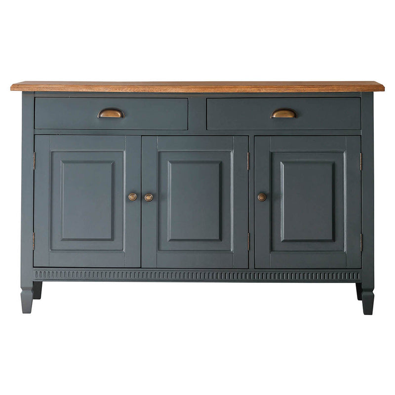 Gallery Interiors Bronte 3 Door 2 Drawer Sideboard Storm