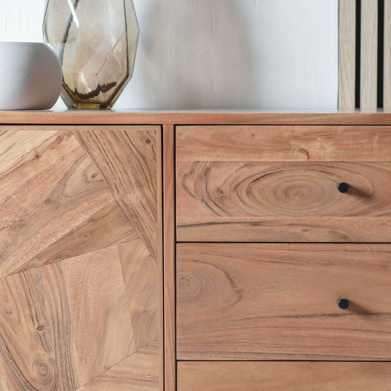 Gallery Interiors Oklahoma 2 Door 3 Drawer Sideboard