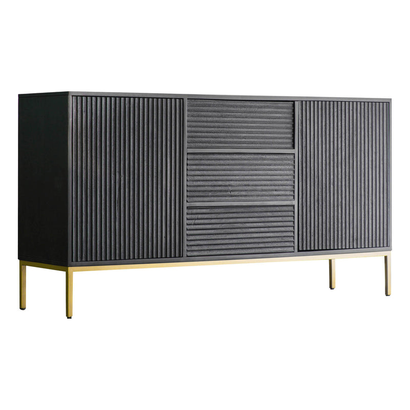 Gallery Interiors Ripple 2 Door 3 Drawer Sideboard