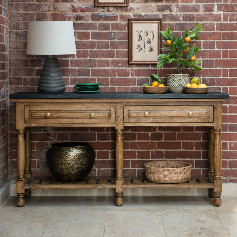 Gallery Interiors Chigwell 2 Drawer Console