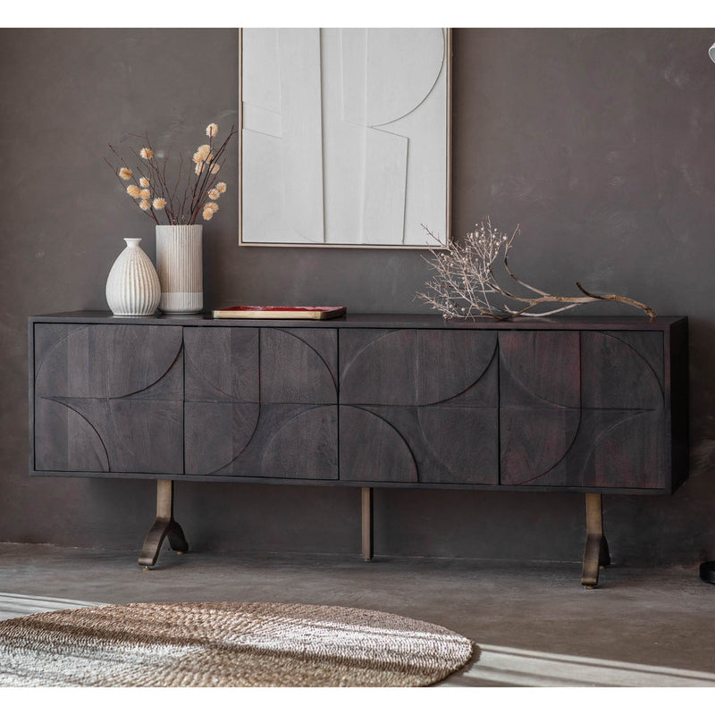 Gallery Interiors Sharma 4 Door Sideboard