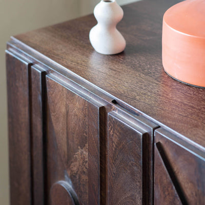 Gallery Interiors Stonecroft 3 Door Sideboard