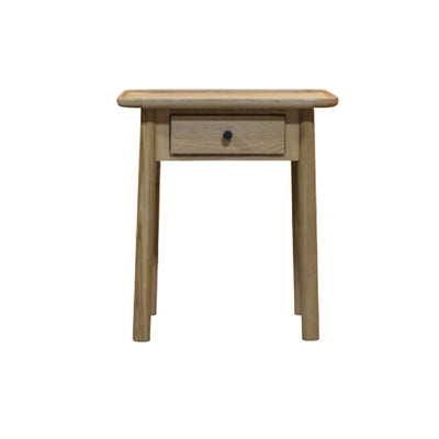 Gallery Interiors Kingham 1 Drawer Side Table Oak