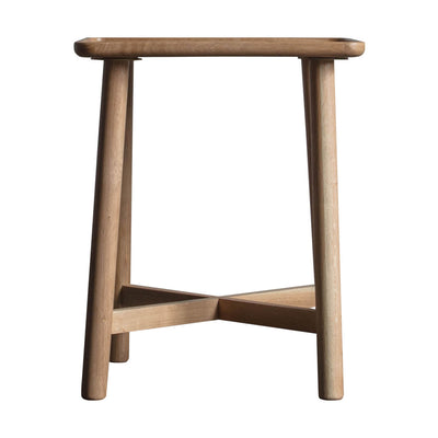 Gallery Interiors Kingham Side Table Oak