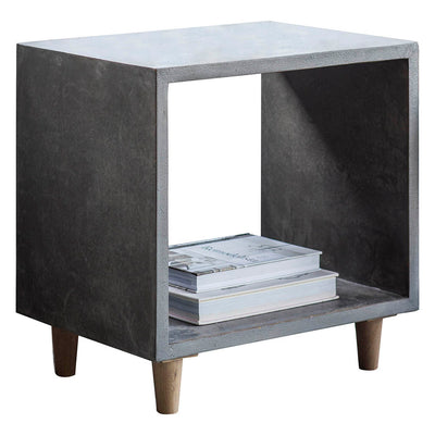 Gallery Interiors Bergen Cube Lamp Table