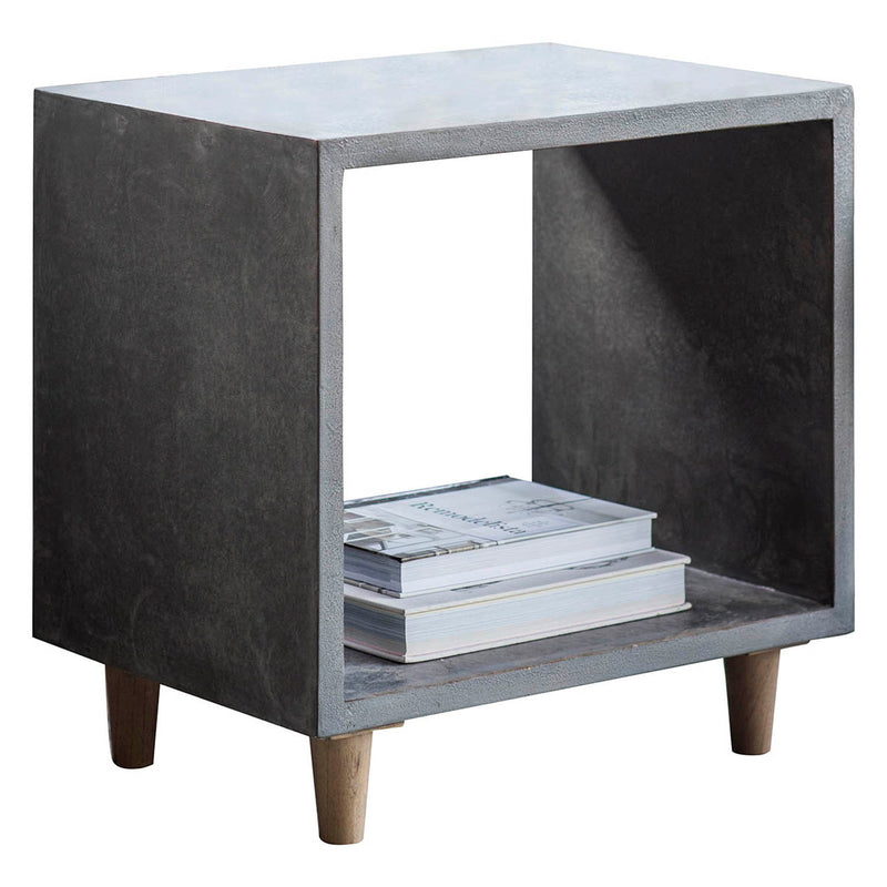 Gallery Interiors Bergen Cube Lamp Table