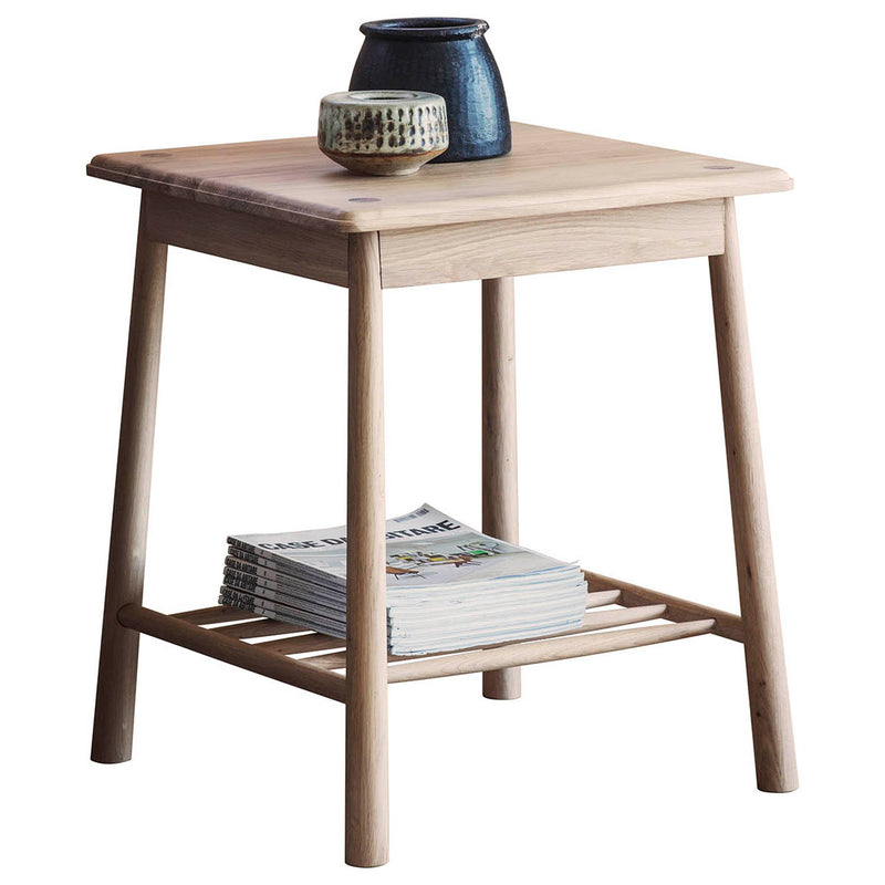 Gallery Interiors Wycombe Side Table Oak