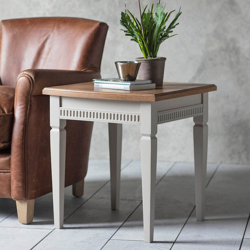 Gallery Interiors Bronte Side Table Taupe