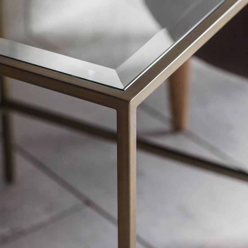 Gallery Interiors Rothbury Side Table Bronze