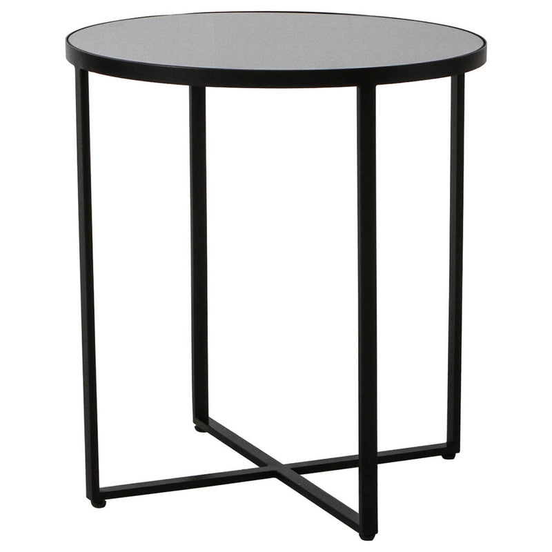 Gallery Interiors Torrance Side Table Black